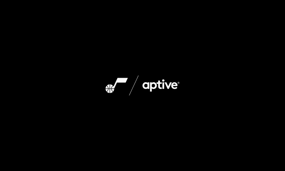 Utah Jazz and Aptive Pest Control partnership logo.