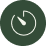 Shield Icon With A Checkmark Inside A Dark Green Circular Background