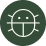 Shield Icon With A Checkmark Inside A Dark Green Circular Background